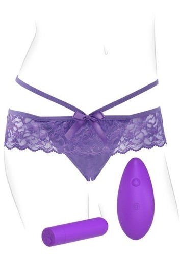 Crotchless panty thrill - crotchless, thrill-